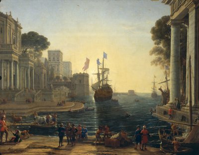 Odysseus bringt Chryseis zu ihrem Vater zurück von Claude Lorrain